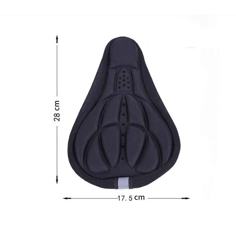 

Mountain Bike Seat Thickened Bicycle Saddle Silicone Gel Pad Bicycle Seat Outdoor Breathable Cushion Mtb Saddle Road Bike Seat