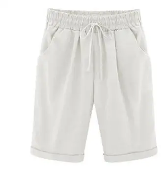 Летние женские модные короткие свободные хлопковые широкие шорты конфетного