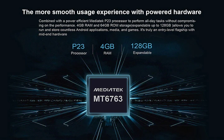 HOMTOM P30 pro Android 9,0 Helio P23 MTK6763 Восьмиядерный 4 Гб 64 Гб Смартфон 6,41 дюймов 4000 мАч 4G FDD-LTE стеклянный Чехол для мобильного телефона