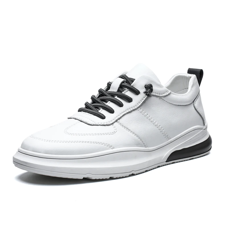 Модные кроссовки Мужская повседневная обувь Летняя из натуральной коровьей кожи