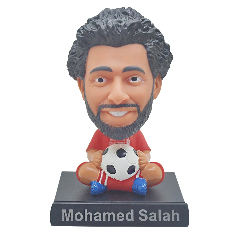 Футбольная звезда игрушки Экологичные ПВХ украшение автомобиля качающаяся