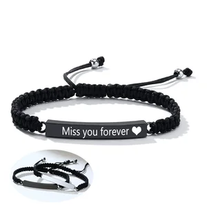 Изготовленный на заказ браслет для урны из нержавеющей стали кубический медальон для кремации памятный кулон для праха держатель Браслет для сувенира браслеты-манжеты ювелирные изделия