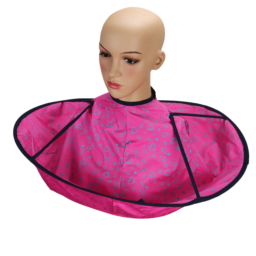 DIY накидка для стрижки волос зонтик резки плащ Обёрточная бумага передник бритья