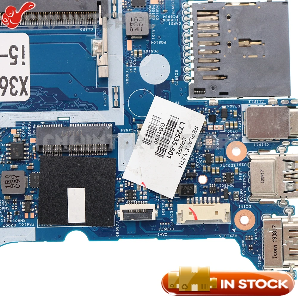 NOKOTION L72535-601 18702-1 448.0E814.0011 для HP Pavilion X360 14-CD материнская плата ноутбука I5-10210U CPU |