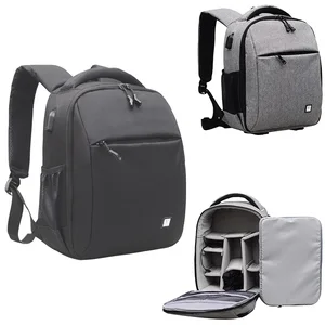 new arrival photography backpack with comparment usb charger shoulder bag for dslr digital cameras lens tripod acessories free global shipping