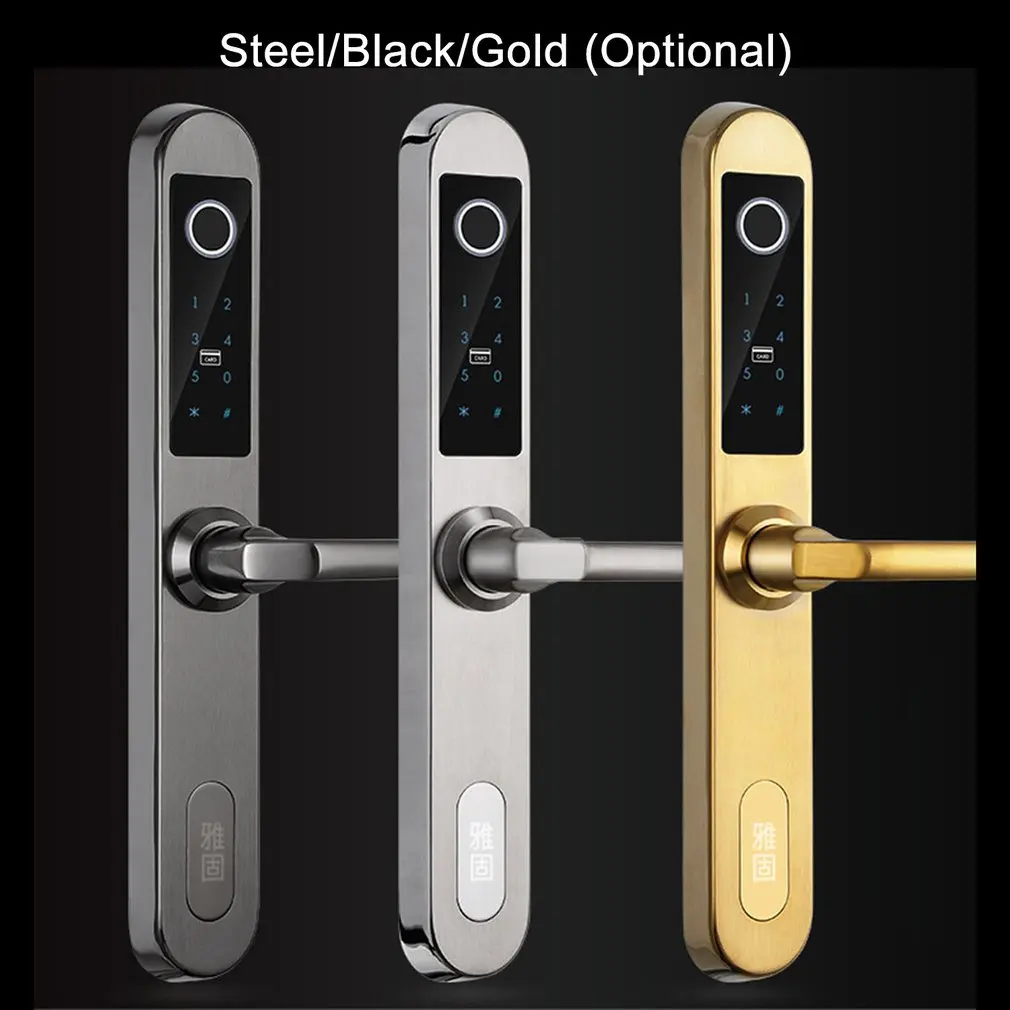 E6800S цифровой биометрический замок отпечатков пальцев без ключа умный дверной