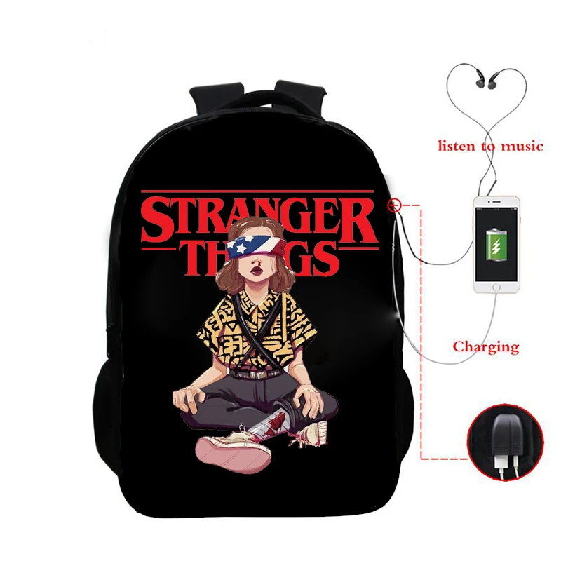 Рюкзак Stranger Things Season 3 смешной школьный рюкзак Eleven для мальчиков и девочек в стиле