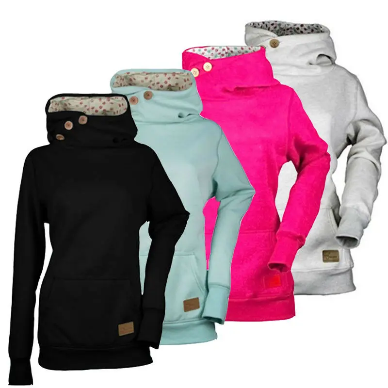 Женские толстовки с капюшоном элегантный пуловер и длинным рукавом Милый