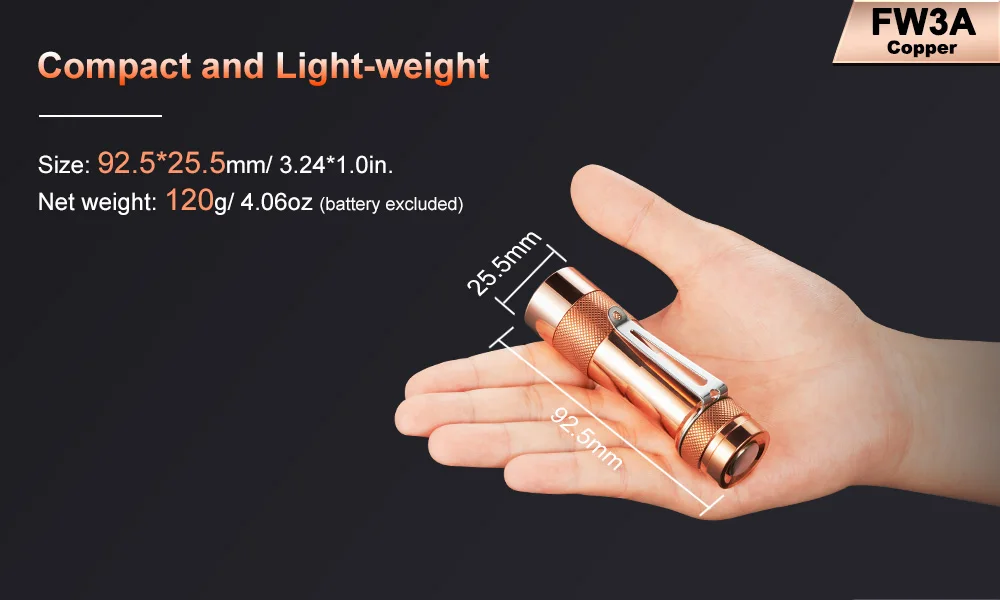 LuminTop FW3A 3 шт. Cree XPL HI светодиодный s электронный задний переключатель Тактический стробоскоп подсвечник светодиодный фонарь рекомендуемый аккумулятор 18650