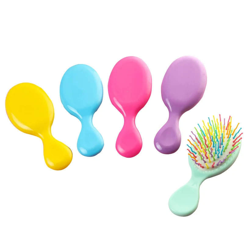 

Children's hair Trumpet Comb Airbag rainbow Massage Comb Wet Hair Shower Brush