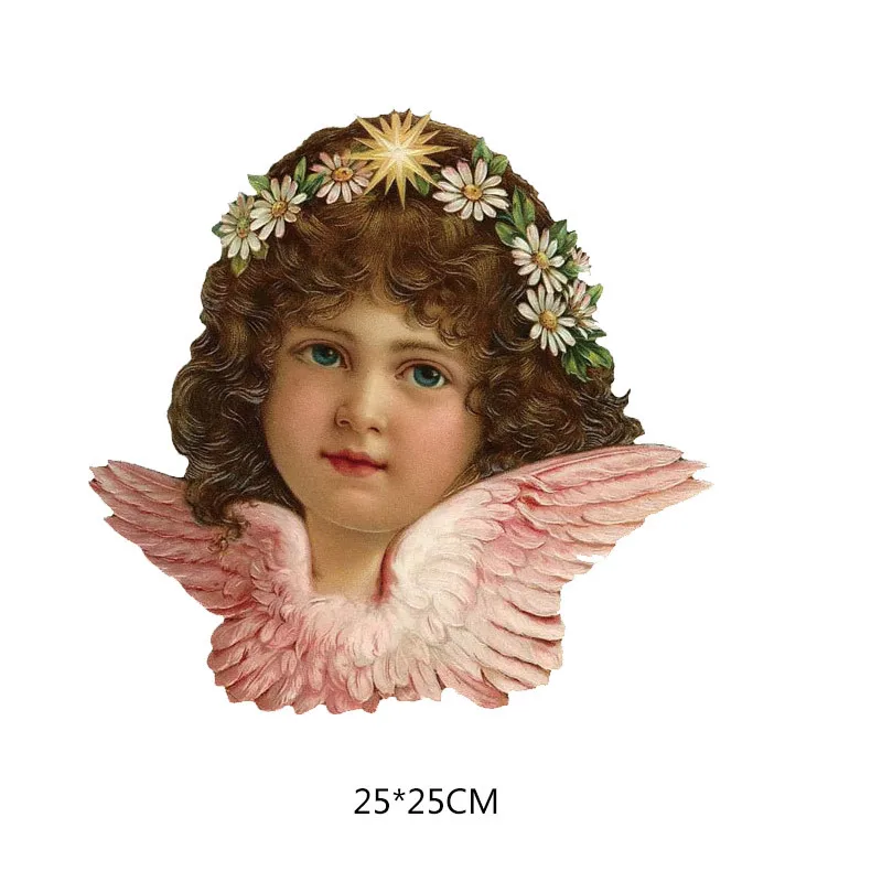 Милый мультяшный бронзирующий узор для девочек сделай сам с термопереводом