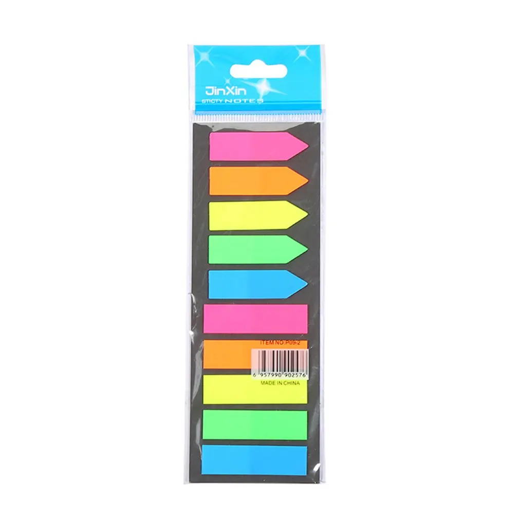 

PET colorful arrow sticky notes life sticky notes work sticky notes Sticker Notepad Small Gift For Children