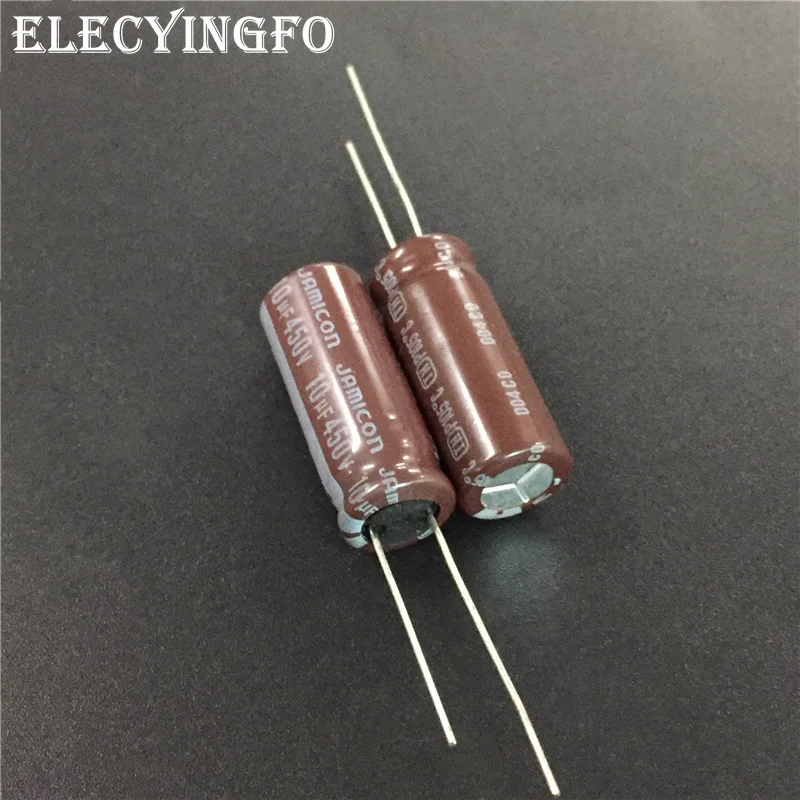 10 шт. мкФ Ф 450 в JAMICON TH Series 10x25 мм низкий ESR долгий срок службы 450В Алюминиевый