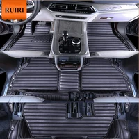 high quality custom special car floor mats for bmw x7 g07 2021 7 6 seats non slip waterproof durable carpets for x7 2020 2019