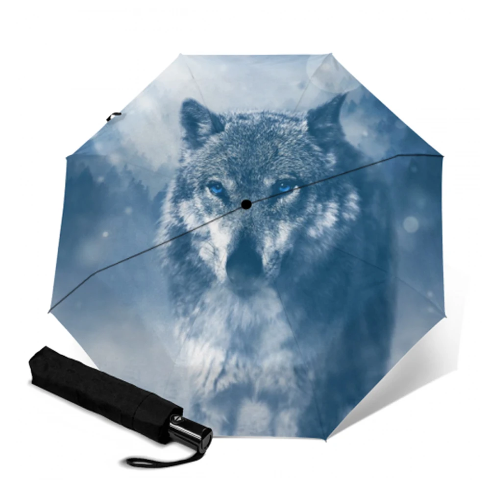 Зонтик складной для мужчин и женщин модный аксессуар от солнца дождя с