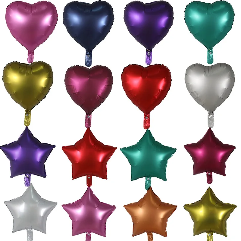 

50pcs 18inch Metallic Star Balloon Inflatable Helium Balloon Wedding Birthday Christmas Party Decoration Globos Kids Toy Gifts