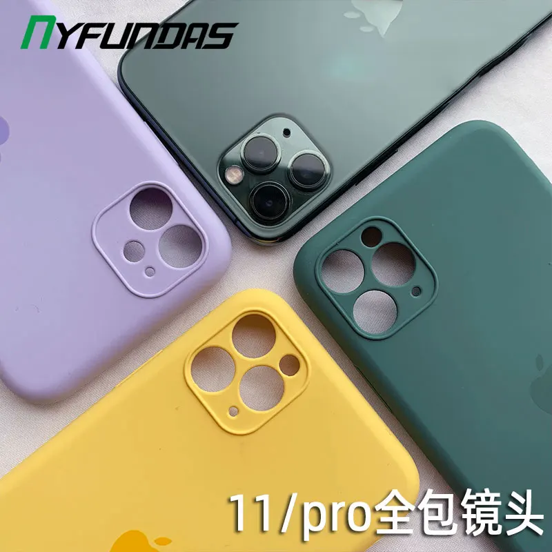 Защитный чехол для камеры жидкий силиконовый Apple iPhone 11 Pro Max противоударный лучше