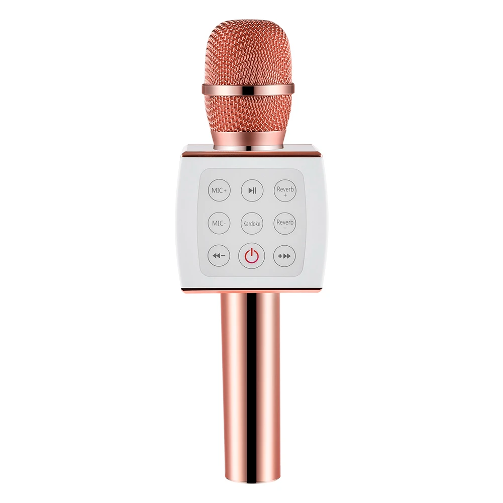 

Wireless Bluetooth Microphone Aluminum Unidirectional Condenser Microphone For IOS/ Android Smartphones