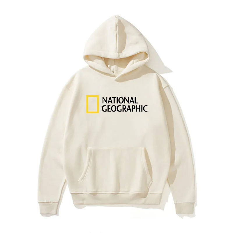 

Men's Hoodie, Stylish Sweatshirt for Outdoor Use, Entertainment, Surveillance and Adventure, National Geographic Edition