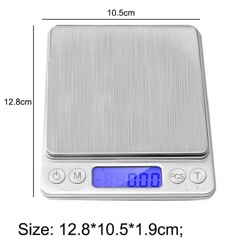 Household Kitchen Scale Electronic Food Scales Diet Measuring Tool Slim LCD Digital Weighing | Инструменты