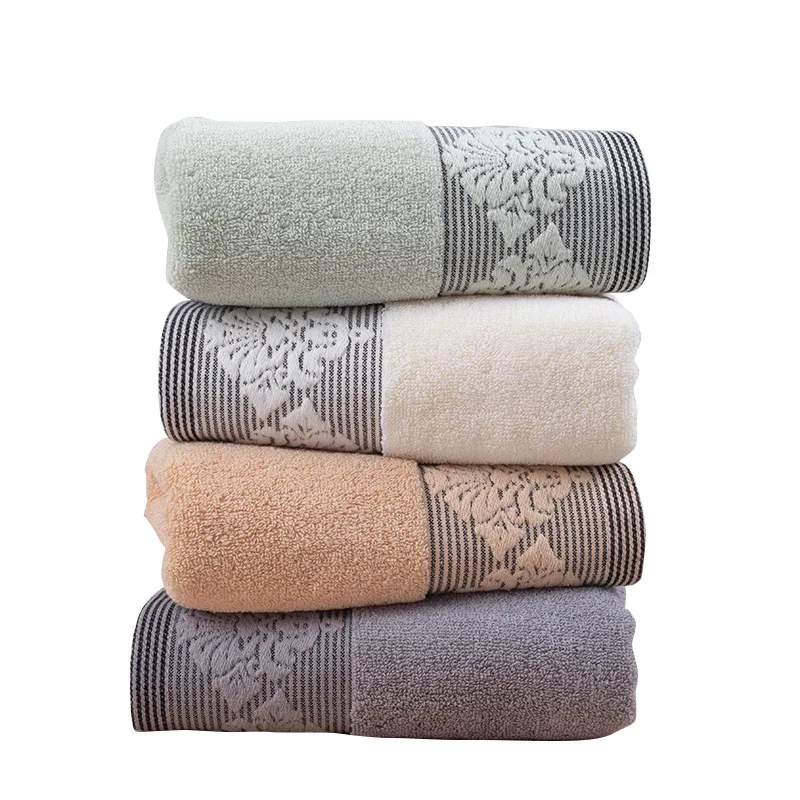 

2021 high quality household towel solid color towel