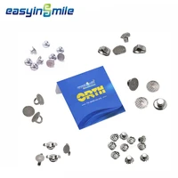10 pcs1pack dental orthodontic lingual buttons for bondable mim round base