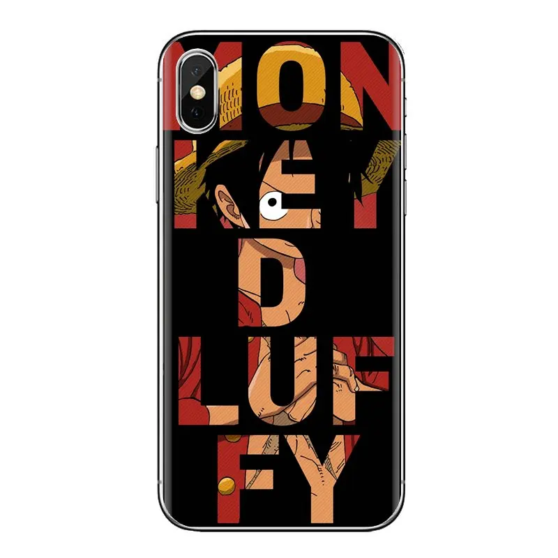 Для Xiao mi 6 A1 Max x 2 5X 6X Red Note 5 5A 4X 4A A4 4 3 Plus Pro Japan one piece Monkey D Luffy силиконовые чехлы |
