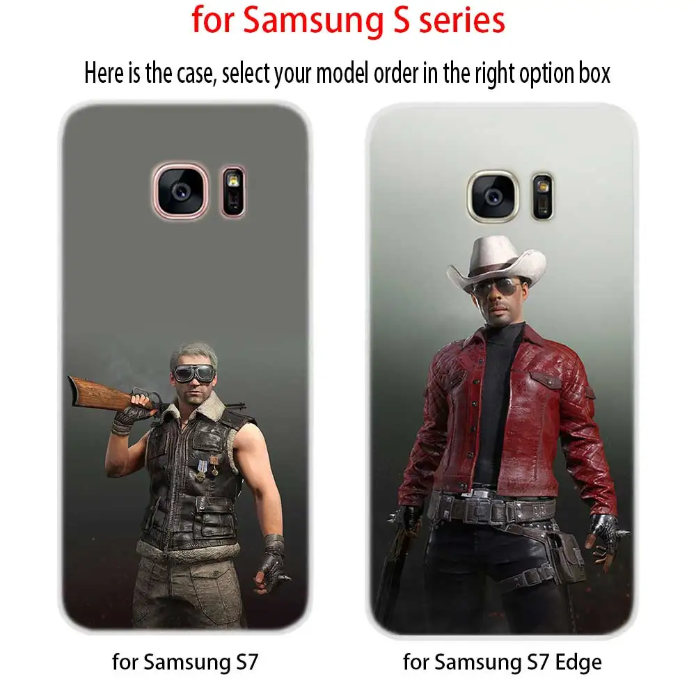 Мягкий силиконовый чехол для Samsung S30 S20 S11 S10 S9 S8 Plus lite 11e 10e Uitra S7Edge pubg person | Мобильные