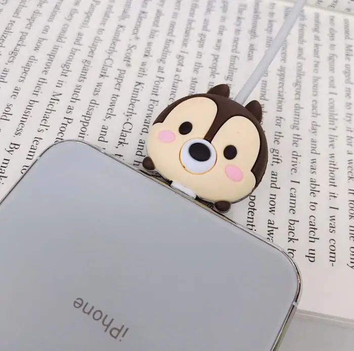 

Wonderlife Cute Cartoon Animal Cable Bite Phone Charger Cable Protector Cord Data Line Cover Decorate Smartphone