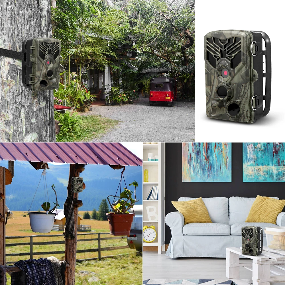 Охотничья камера 16MP 1080P Trail на открытом воздухе скаутская с PIR сенсором