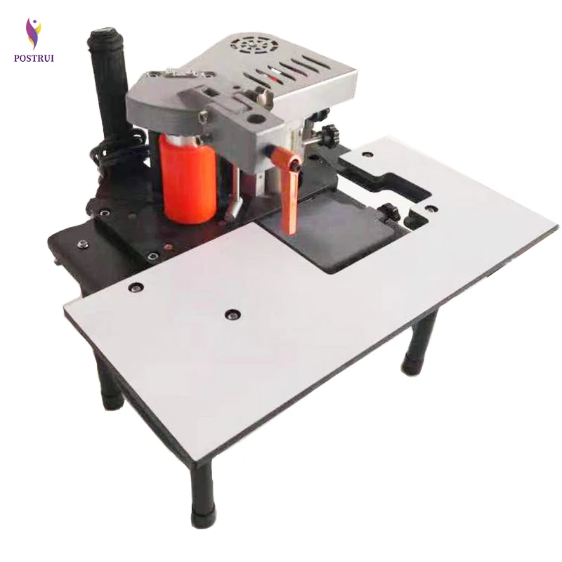 Маленький ручной Кромкооблицовочный станок двухсторонний склеивающий