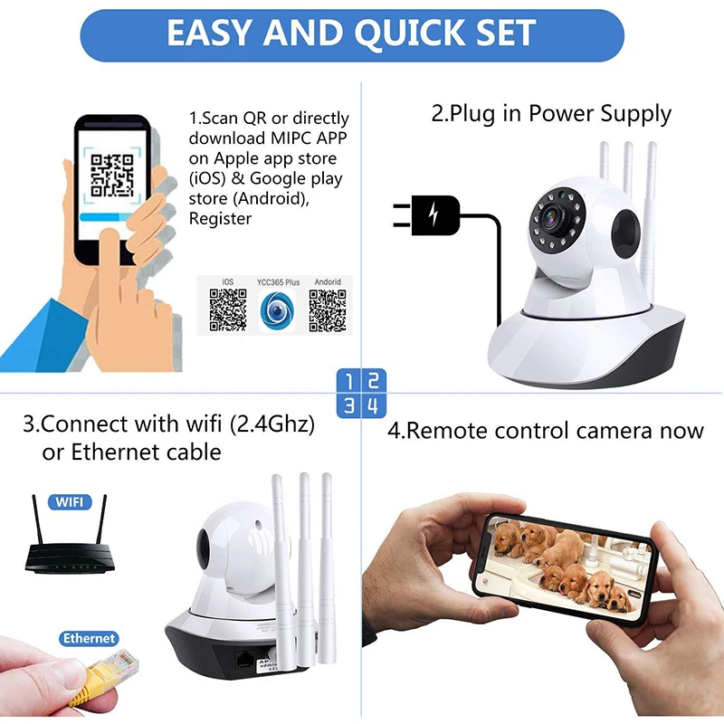 1080P новый детский монитор HD Беспроводной смарт Аудио CCTV камера Домашняя