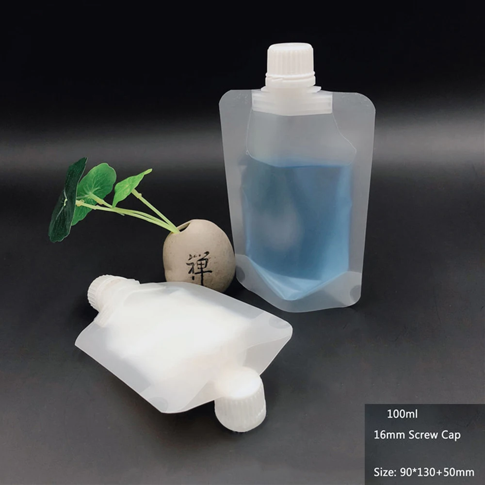 30/50/100ml Screw Cap Packaging Bag Plastic Hand Sanitizer Lotion Shampoo Makeup Fluid Bottles Cosmetic Travel | Красота и здоровье