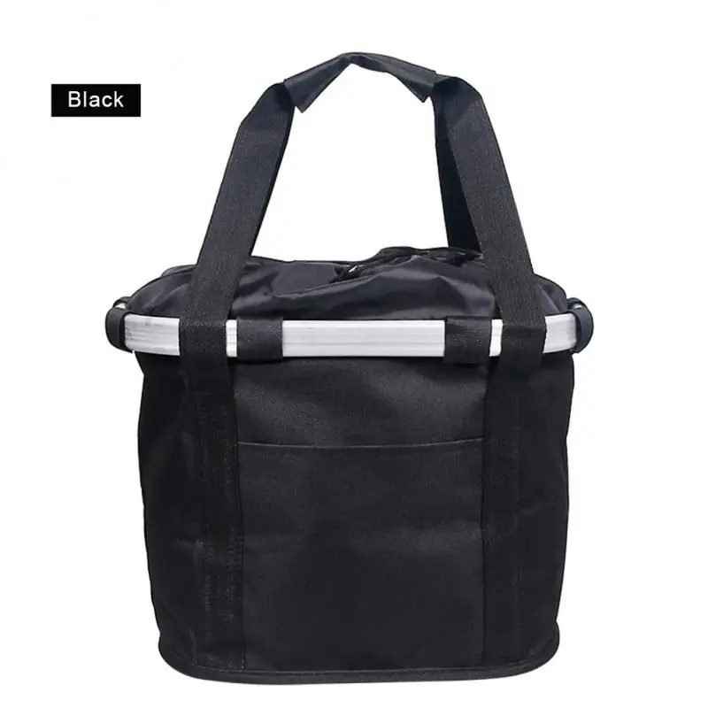 Велосипедная Передняя сумка велосипедная корзина из алюминиевого сплава