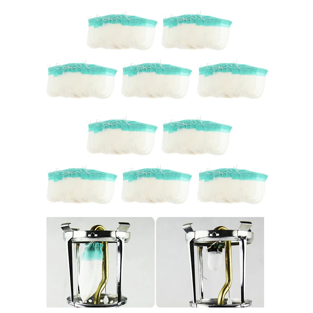 100pcs Soft Inverted Coat For Outdoor Camping Lantern Natural Gas Lamp Mantles Covers