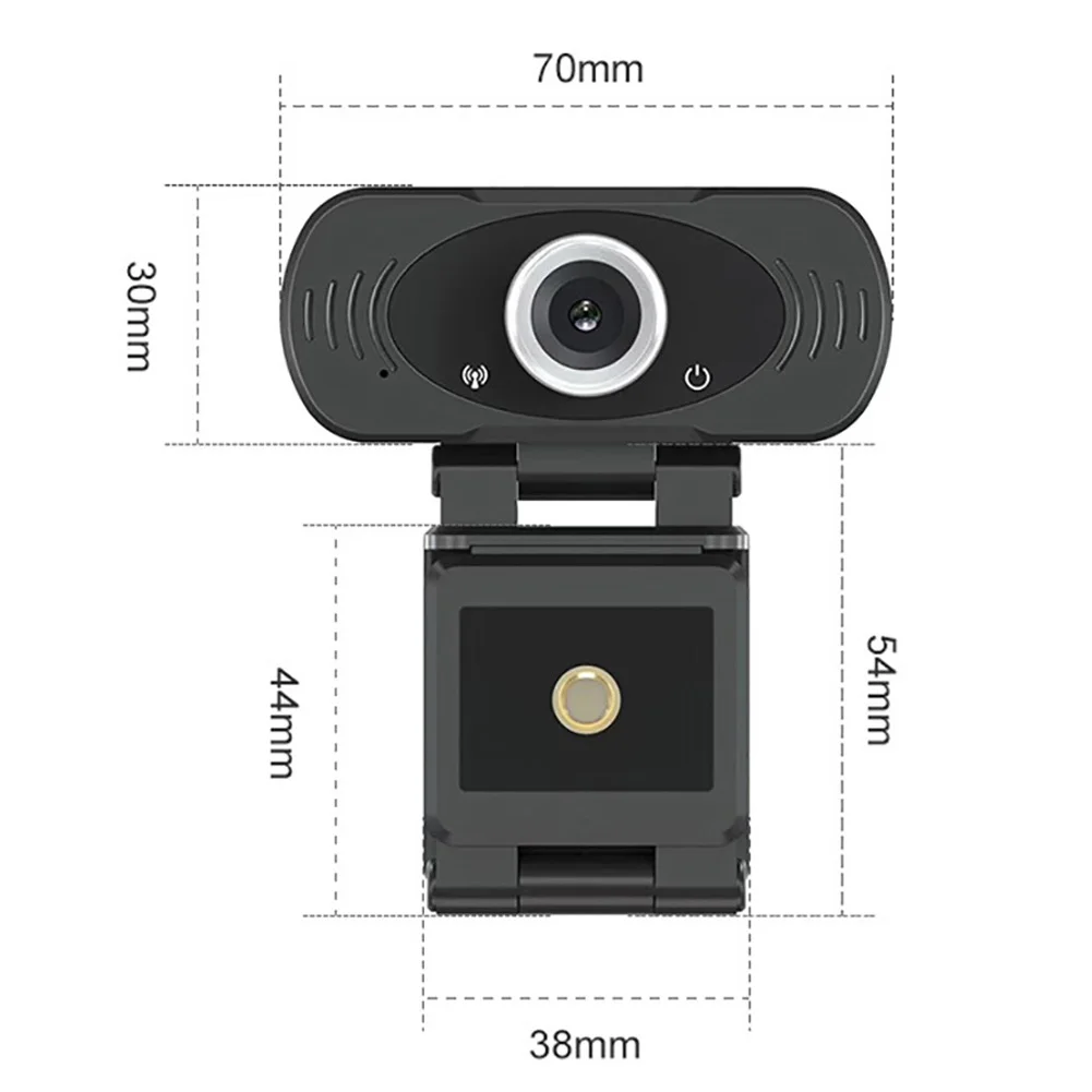 

1080P Home Office Webcam USB Built-in Mic Video Recording Camera for Laptop PC