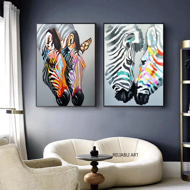 

Watercolor Graffiti Art Horse Painting on Canvas Wall Art Prints and Posters Artwork Wall Pictures for Living Room Home Decor