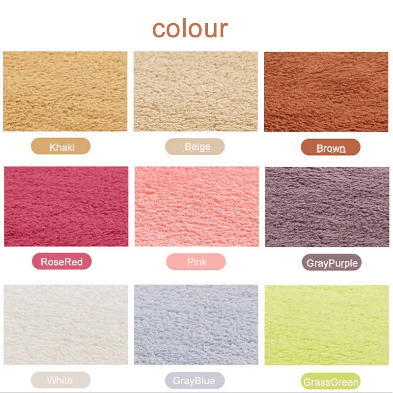 

Lambswool Carpet Thicken 2021 Living Bedroom Bedside Carpet Non-slip Kid Play Crawling Rug Plush Hanging basket balcony mat Gray