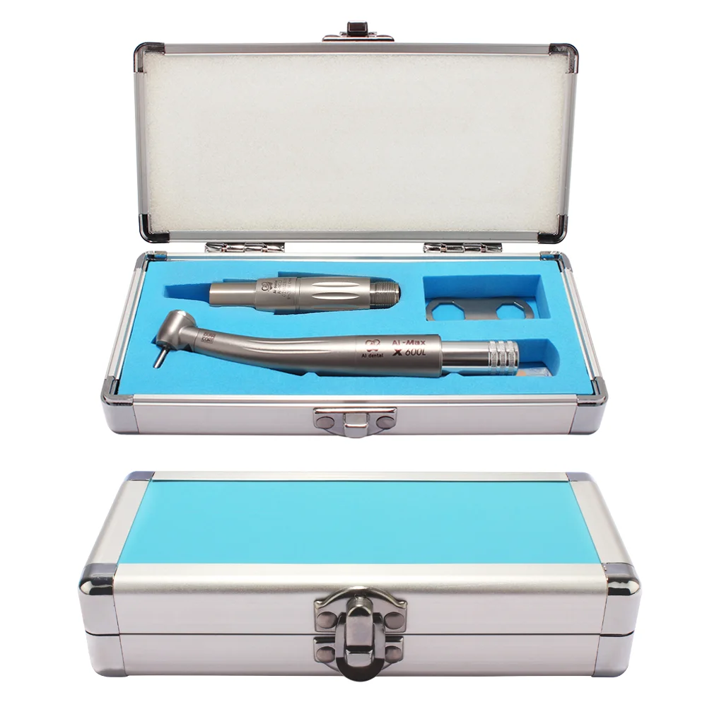 

X600L Fiber optic air turbine rotor driving dental chair handpiece high speed 2 hole N-quick coupling equipment kit
