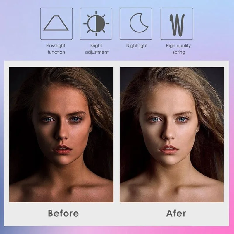 Селфи светодиодная Кольцевая вспышка универсальная лампа для телефона iPhone