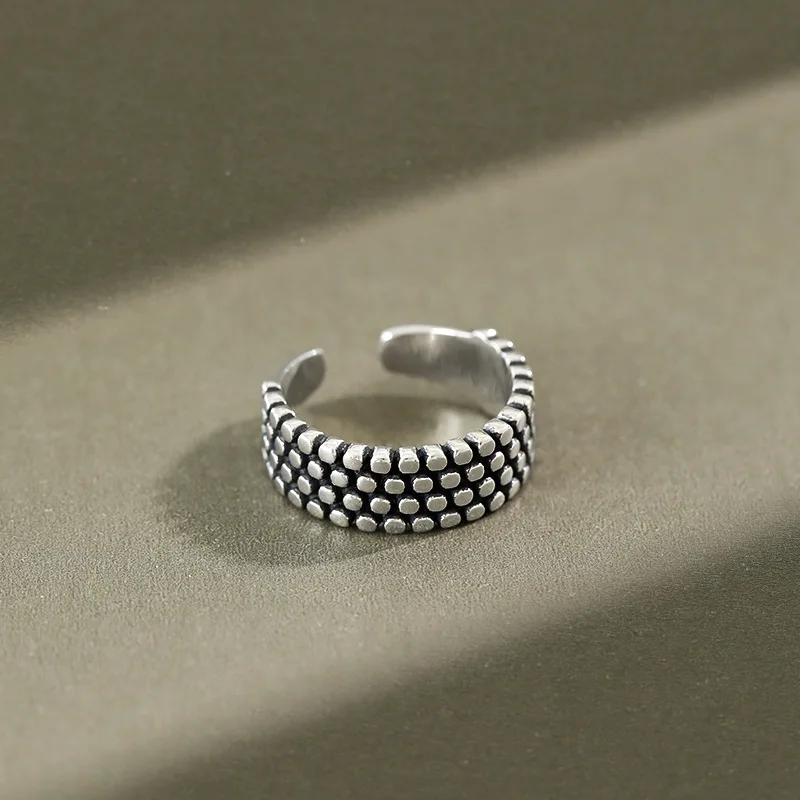 Женское Винтажное кольцо из серебра 100% пробы с бусинами | Украшения и аксессуары