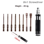 FPV RC инструменты шестигранный отвертка 1,5 2,0 2,5 3,0 мм титановая стандартная отвертка Гаечный ключ для дрона вертолета игрушки