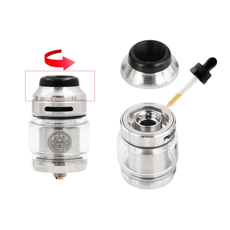 Новинка емкость для вейпа Geekvape Zeus X RTA 4 5 мл с капельным наконечником 810 Delrin
