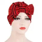 Эхо-красота Противоскользящий съемный бант цветочный принт эластичный головной платок оболочка для волос аксессуары для волос для ежедневного использования