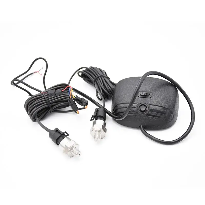 12 В/24 В автомобильный гоночный Манометр с ЖК дисплеем турбо манометр двойной