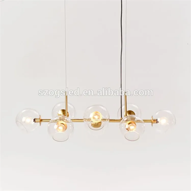 Креативная художественная стеклянная Современная подвесная люстра сделай сам