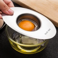 stainless steel egg white separator tools eggs yolk filter gadgets kitchen accessories separating funnel spoon egg divider tool