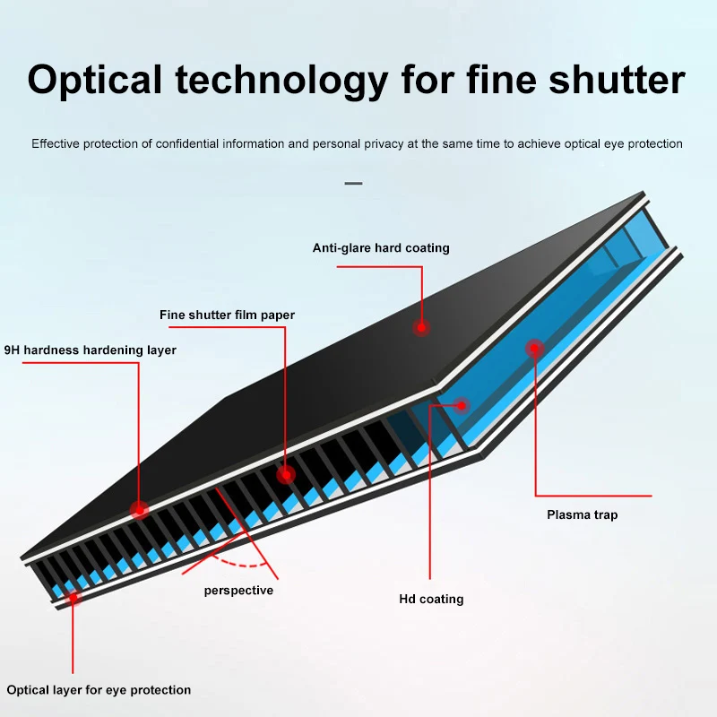 x race suitable for 12 24 inch laptop notebook computer anti glare screen protector protective filmprivacy the peep film free global shipping