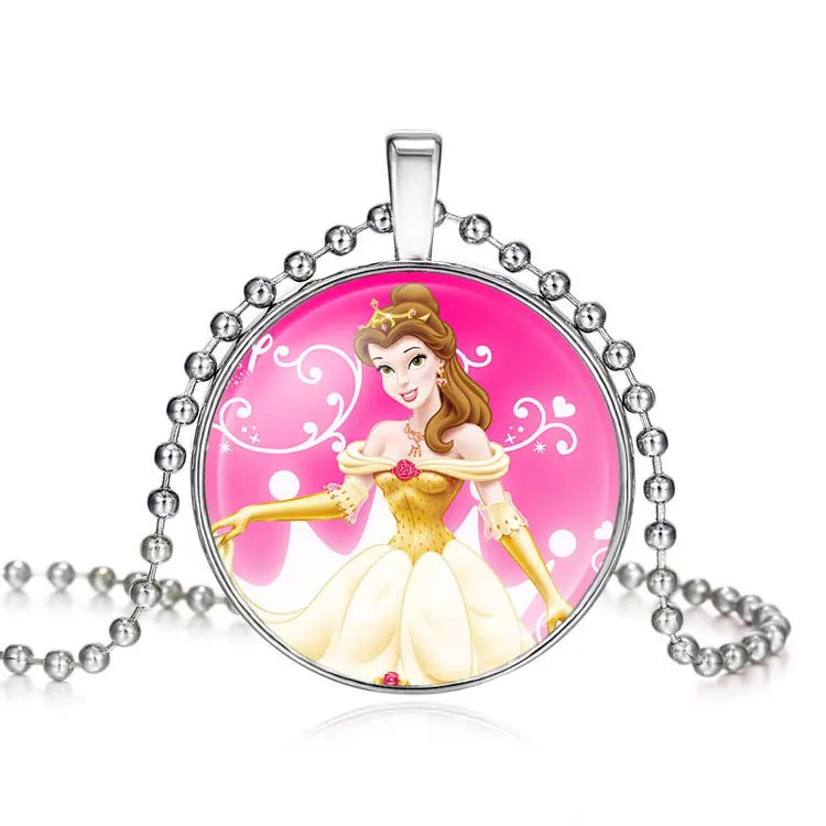 Игрушечные фигурки Disney кулон мультяшное ожерелье Холодное сердце Анна принцесса