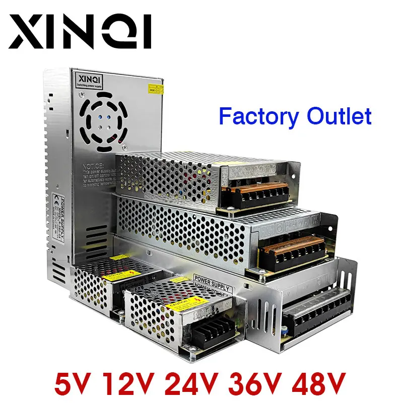 Импульсный источник питания 110V / 220V 5V 12V 24V 36V 48V светодиодный электропитания